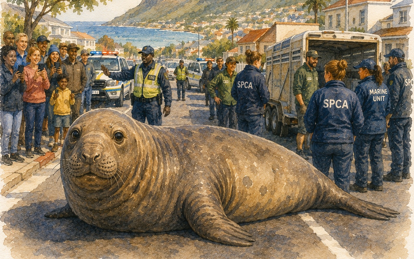 The Giant Seal Who Visited a Town