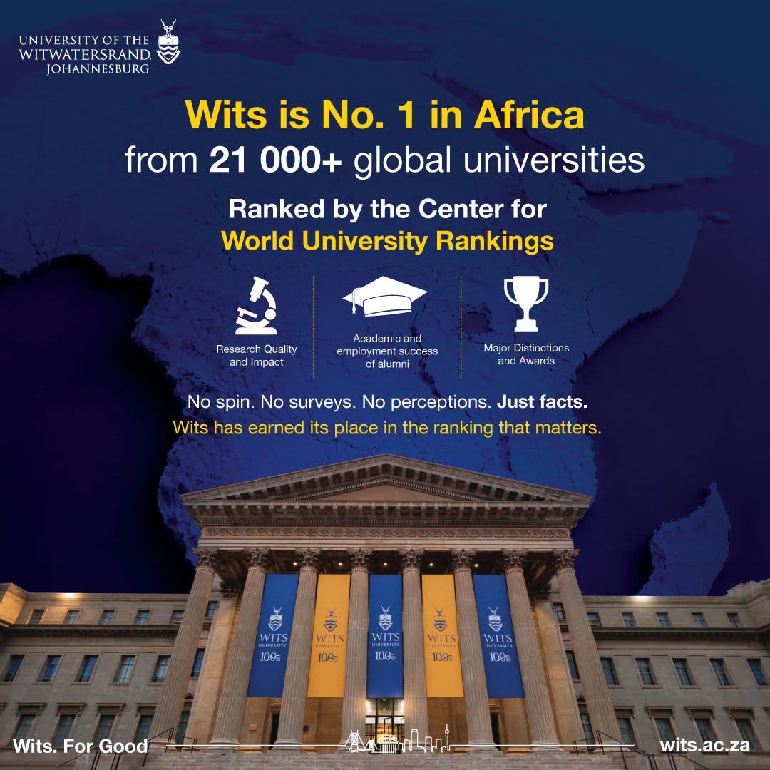 Wits University Crowned Africa’s Top University in Global Rankings