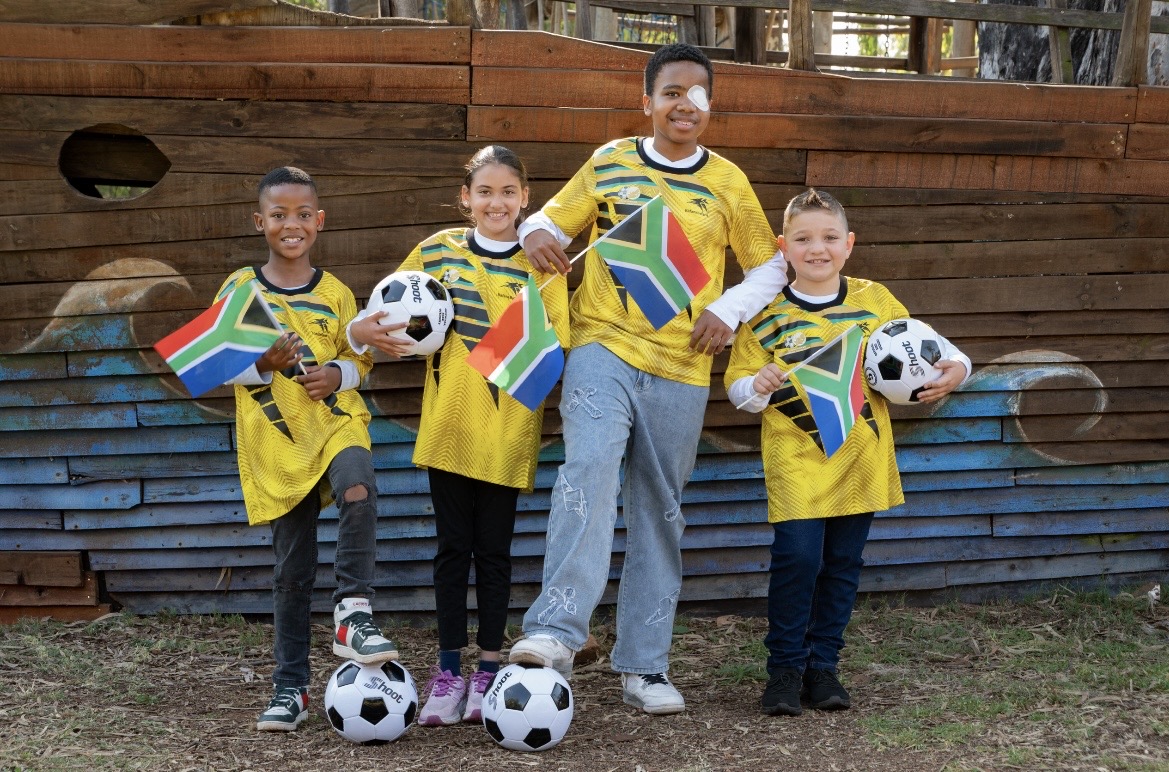 Hospital Corridors Light Up as Young Patients and Nurses Catch the Bafana Spirit