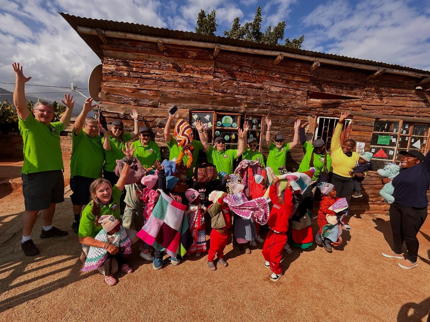 Knitting Volunteers and Rhino Sanctuary