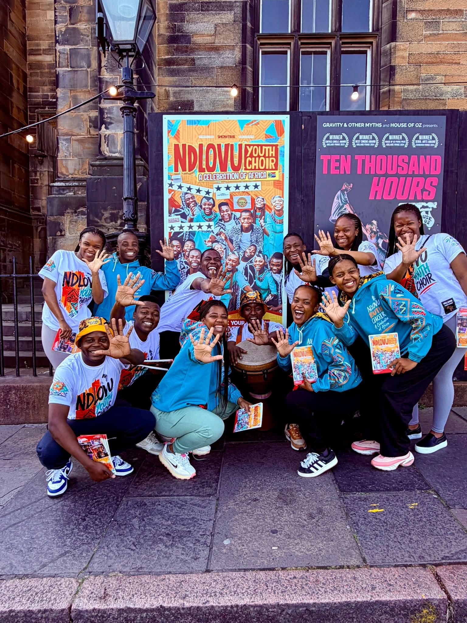 5 Stars and Full Hearts!! Edinburgh Falls for Ndlovu Youth Choir!