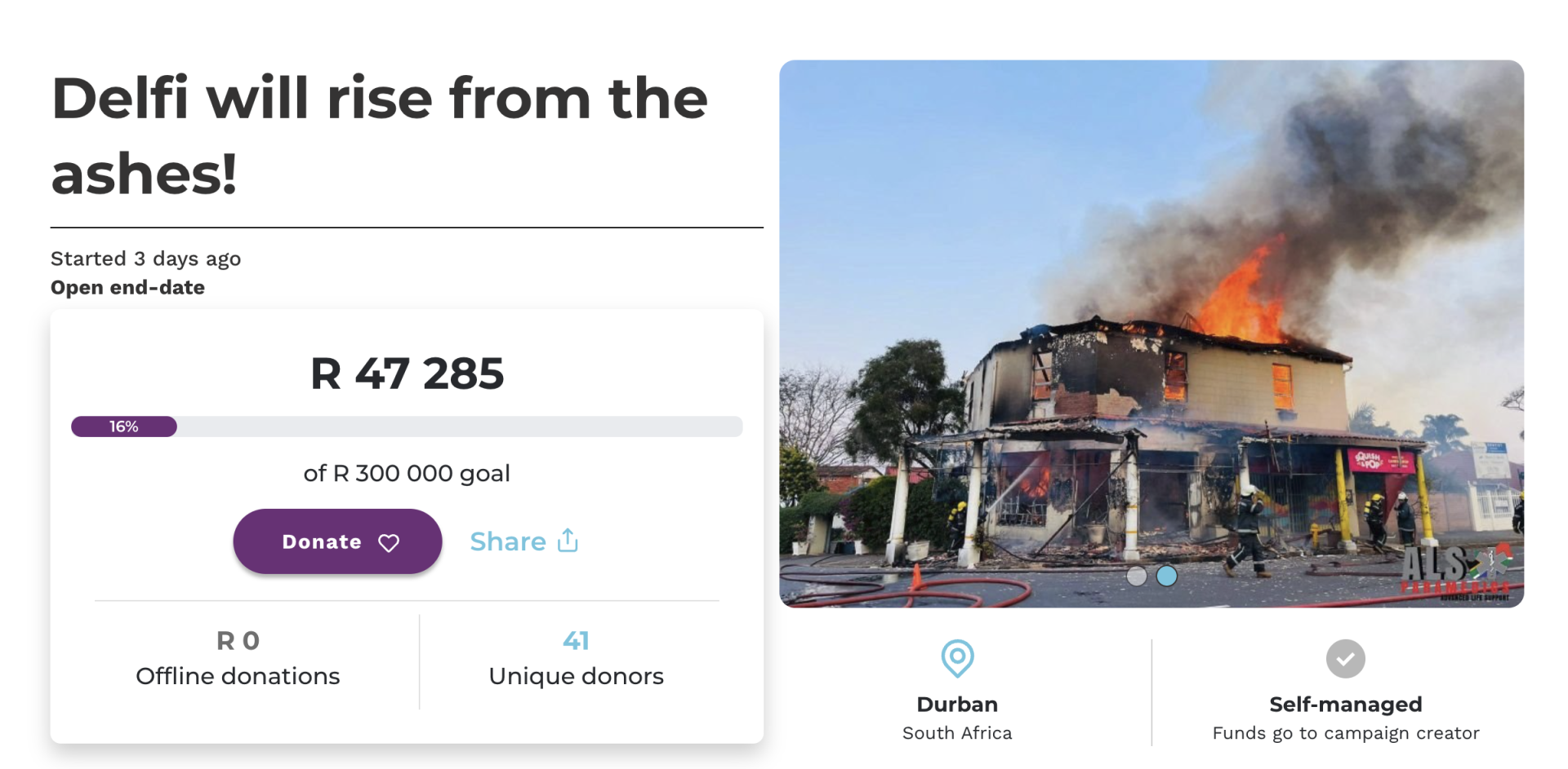 From Flames to Fundraising: SA Rallies Behind Ayakha and Delfi!