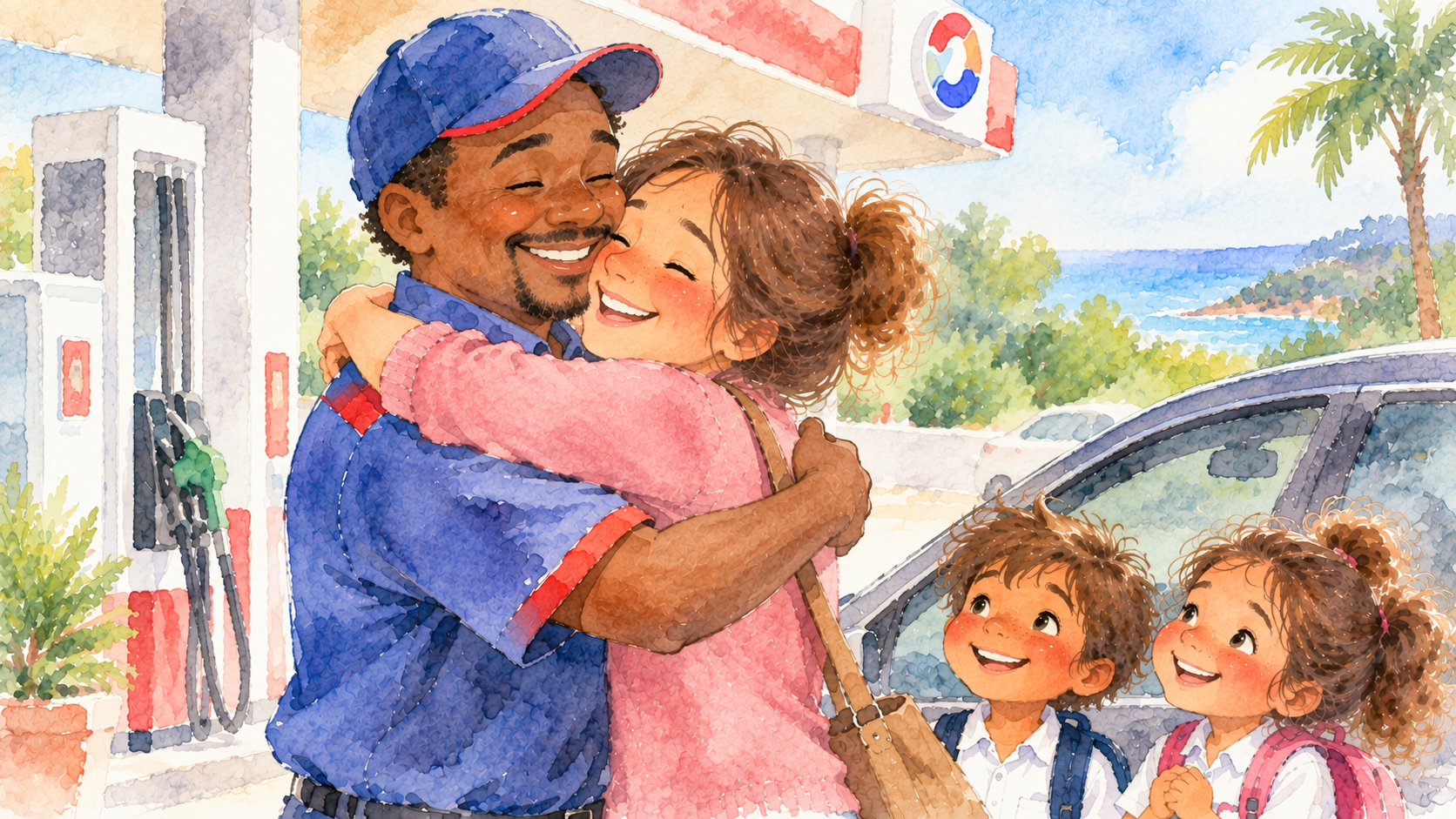 The Petrol Attendant Who Saved the School Run