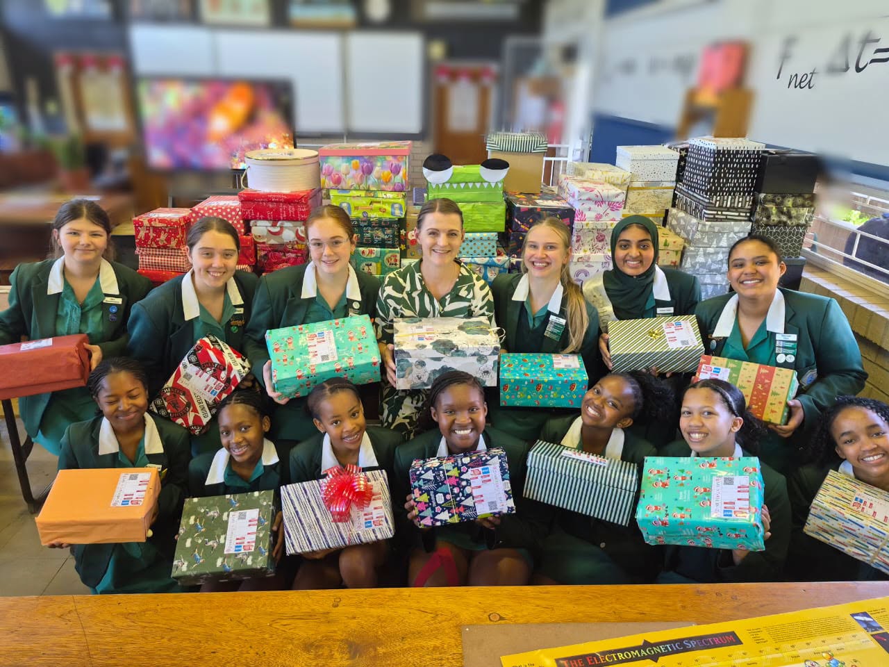 114 Santa Shoeboxes