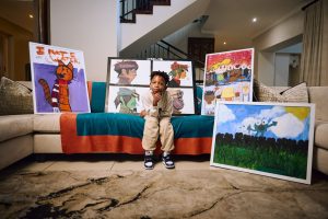 9-Year-Old Shaka Madida is Putting South African Art on the Global Map