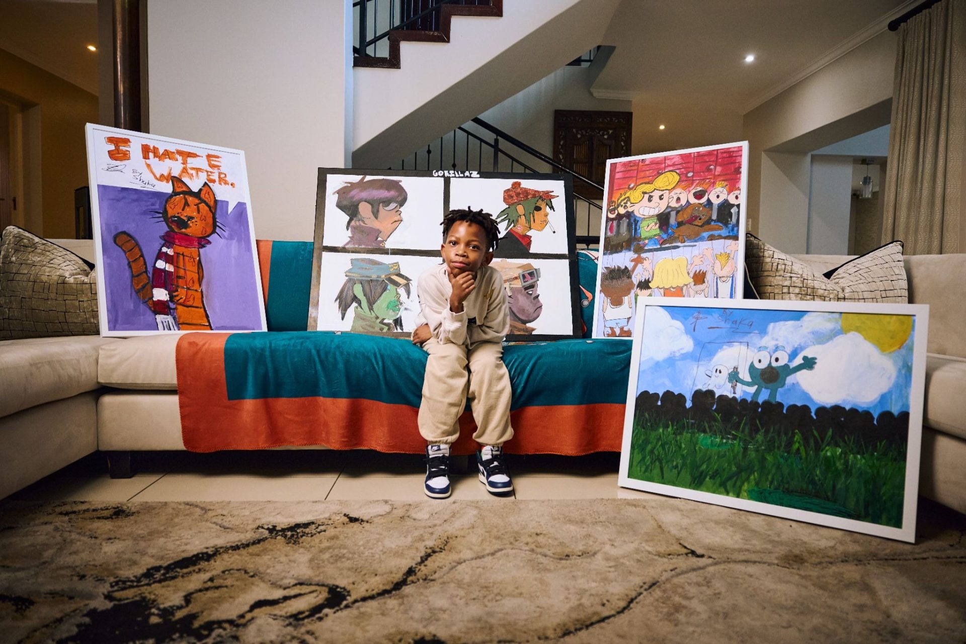 9-Year-Old Shaka Madida is Putting South African Art on the Global Map