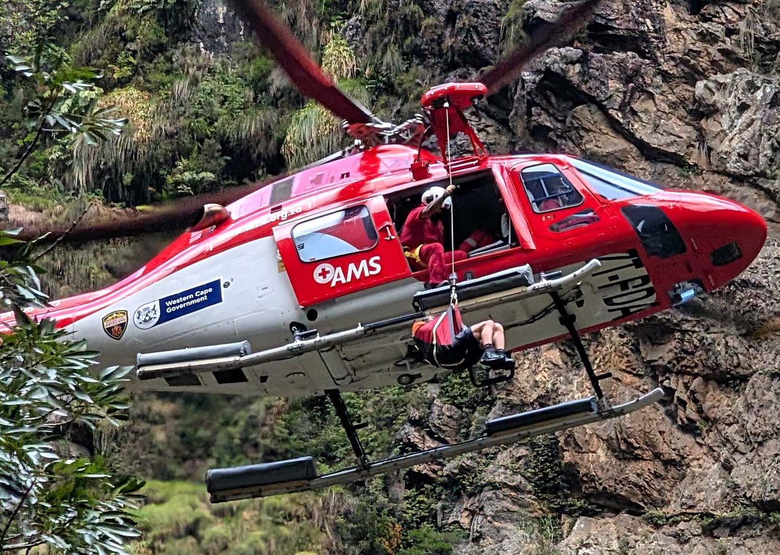 Helicopter Skills Save Stellenbosch University Student