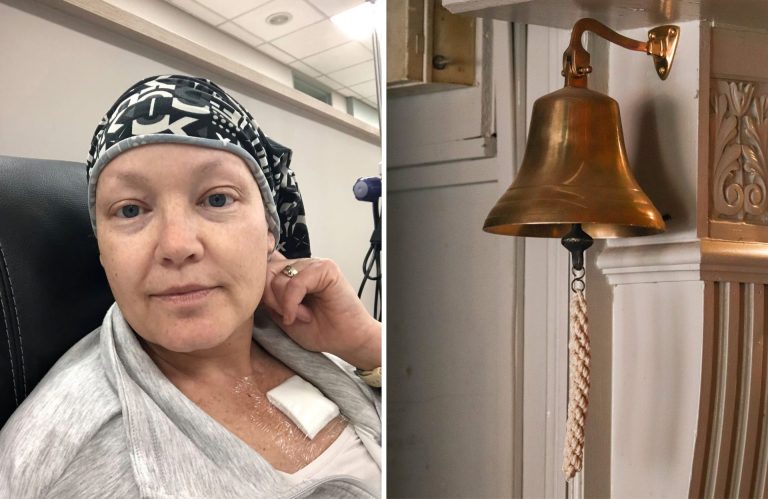 Karen Rings the Bell on Chemo