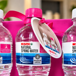 Pink Cap on Your Water Bottle